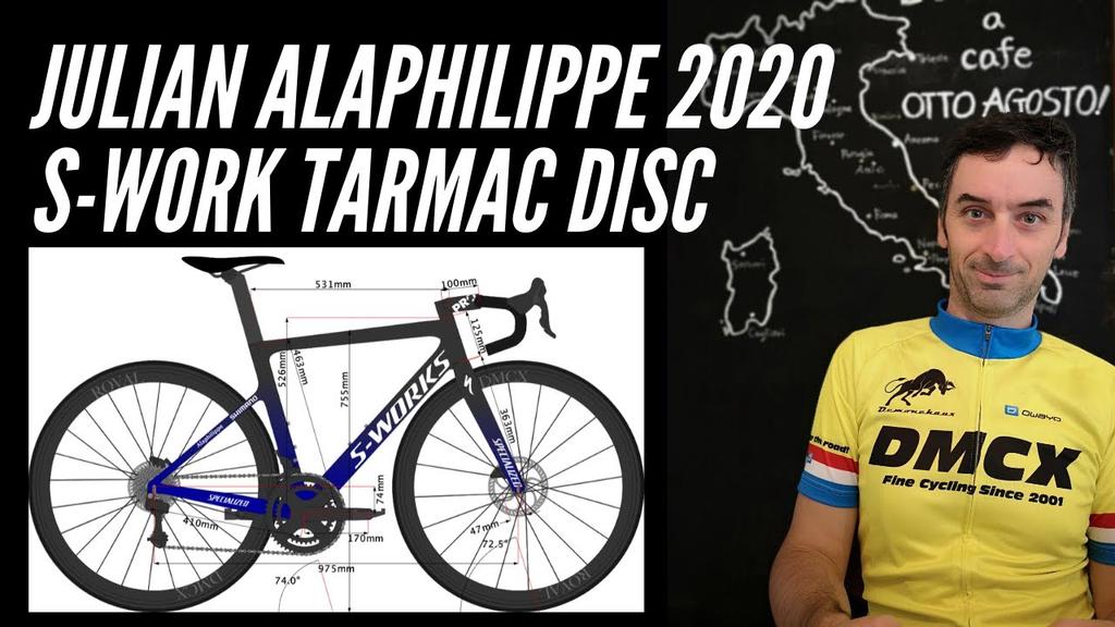 'Video thumbnail for Julian Alaphilippe's 2020 Specialized S-Work Tarmac SL6 Disc Bike Size  (S.1 Ep.08)'